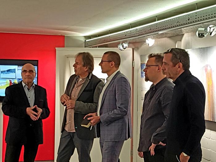 von links: Vok Dams, Christian v. Grumbkow, Uwe Schneidewind, Matthias Goebel, Eckehart Lowisch