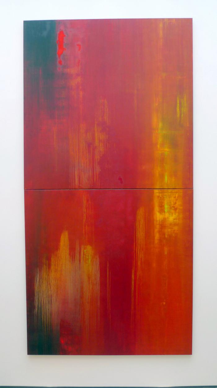 Red Rain, 2009, Öl/Leinwand, Diptychon 500 x 250 cm