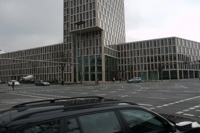 The new build complex of the Volkswohl Bund Insurance Comp., Dortmund, Am Südwall