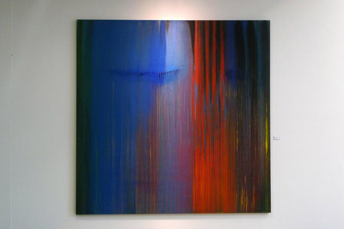 DEMUT, Öl/Leinwand, 2,50 x 2,50 cm